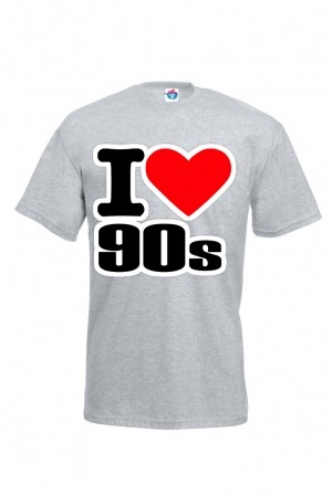 Мъжка Тениска Аз обичам 90-те!