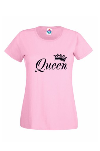 Дамска тениска с надпис Queen