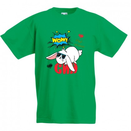 Детска тениска Готините Зайчета за момче