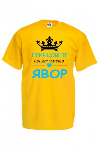 Мъжка тениска за Цветница Принцовете се казват