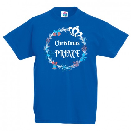 Детска тениска  за Коледа Принц