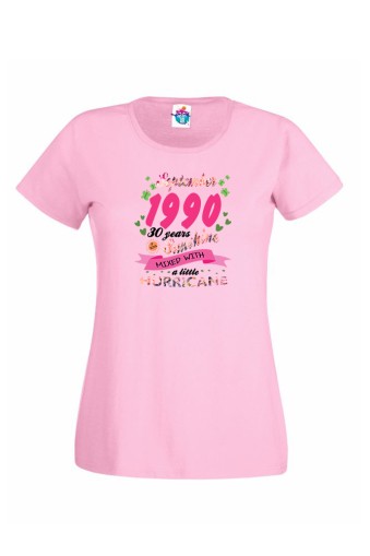 Дамска тениска за рожден ден Sunshine with Little Hurricane September...