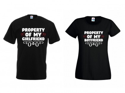 Тениски За Двойки Аз Съм Собственост На