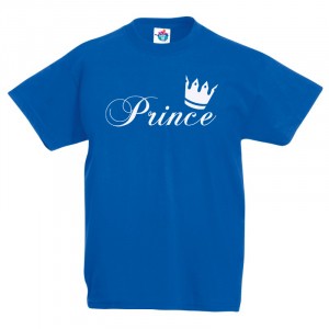 Детска тениска с надпис Prince