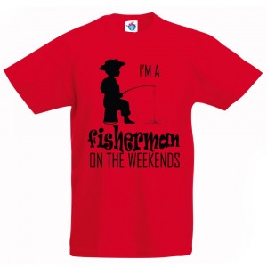 Детски тениски за риболов: Аз съм рибар 