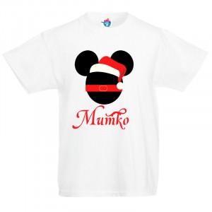 Детска тениска за Коледа Дете с Мики Маус 2