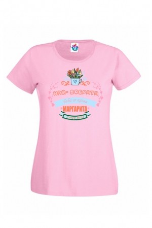 Дамска тениска за Цветница Най-добрата баба