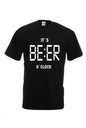 Мъжка тениска Време е за бира