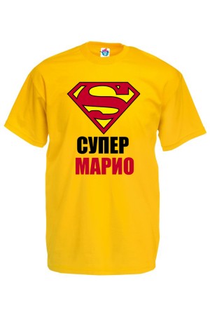 Мъжка тениска Супер Марио