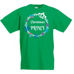 Детска тениска  за Коледа Принц
