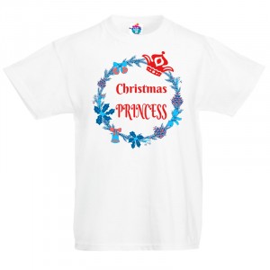 Детска тениска  за Коледа Принцеса