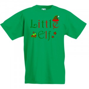 Детска тениска  за Коледа Елф