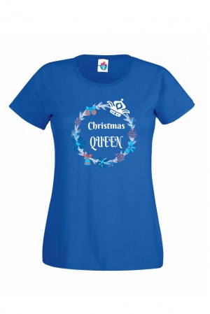 Дамска тениска за Коледа Кралица