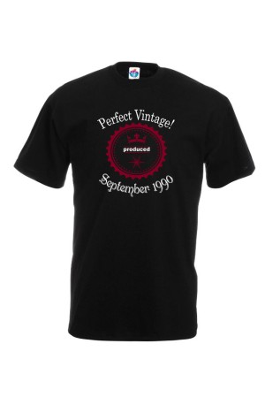 Мъжка тениска за Рожден ден  Perfect vintage September