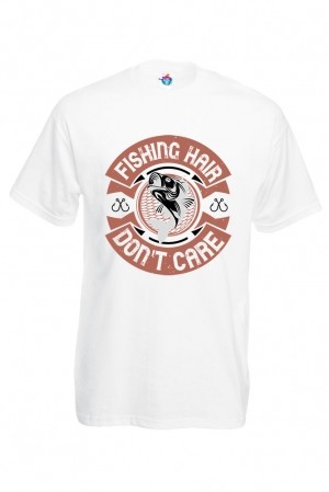 Мъжка Тениска За Риболов Fishing Hair