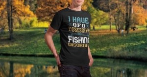 Мъжка Тениска За Риболов  I Have O.F.D Obsessive Fishing Disorder