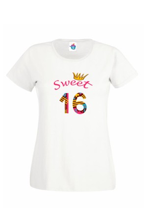 Дамска тениска за рожден ден Sweet May
