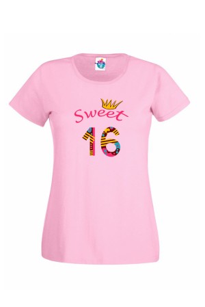 Дамска тениска за рожден ден Sweet May