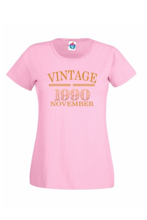 Дамска тениска за рожден ден  VINTAGE November