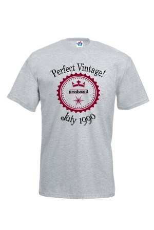 Мъжка тениска за Рожден ден  Perfect vintage July