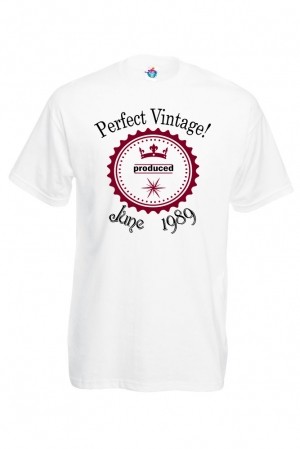 Мъжка тениска за Рожден ден  Perfect vintage June