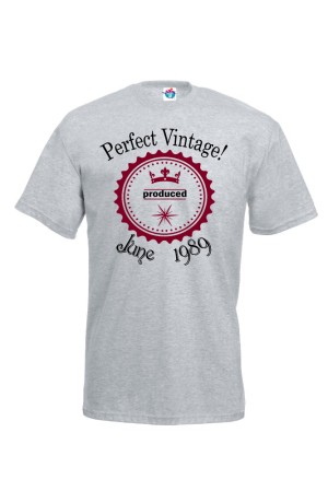 Мъжка тениска за Рожден ден  Perfect vintage June