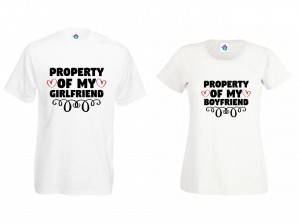 Тениски За Двойки Аз Съм Собственост На