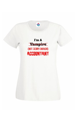 Тениска Not Vampire, Accountant