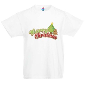 Детска тениска за Коледа Весела Коледа, 1