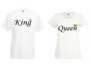 Тениски за двойки - Queen and King