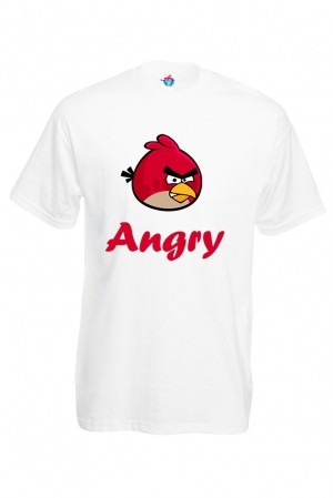 Мъжка Тениска с надпис за Свети Валентин - Angry Love Man