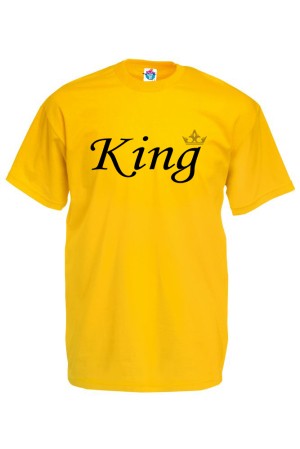 Мъжка Тениска за двойки - King